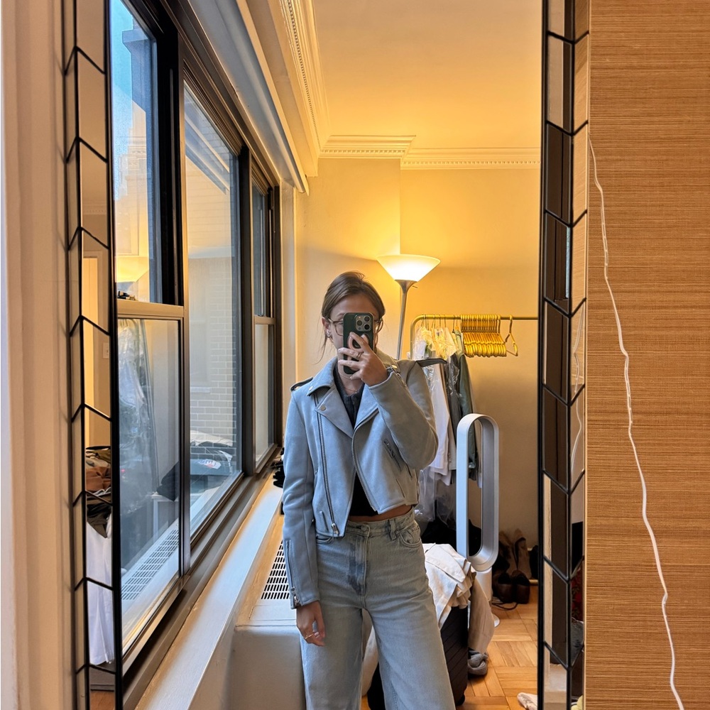 Zara Basic Light Gray Outerwear